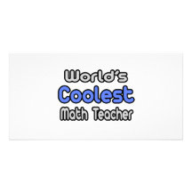 World's Coolest Math Teacher Photo Cards