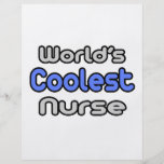 World's Coolest Nurse Personalized Flyer