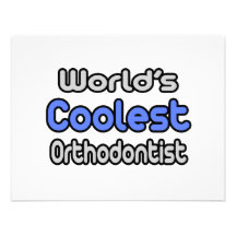 World's Coolest Orthodontist Personalized Announcements