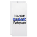 World's Coolest Photographer rack cards
