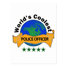 World's Coolest Police Officer Post Cards