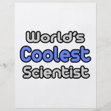 World's Coolest Scientist Custom Flyer