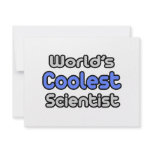 World's Coolest Scientist invitations