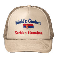 World's Coolest Serbian Grandma Mesh Hat