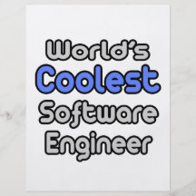 World's Coolest Software Engineer Flyer Design