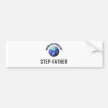 World's Coolest Step-Father Bumper Stickers