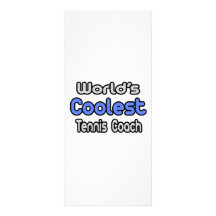 World's Coolest Tennis Coach Full Color Rack Card