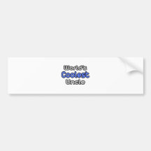 World's Coolest Uncle Bumper Sticker