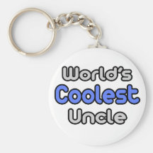 World's Coolest Uncle Keychain