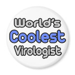 World's Coolest Virologist magnets