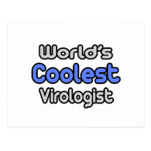 World's Coolest Virologist Postcard