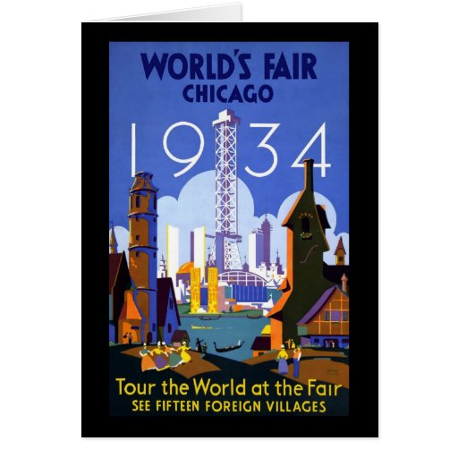 World's Fair Chicago 1934 Cards