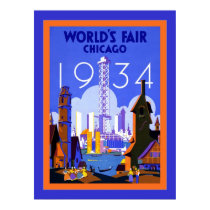 World's Fair Chicago 1934 ~ Vintage Travel posters