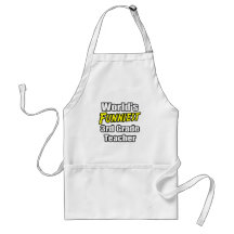 World's Funniest 3rd Grade Teacher Aprons