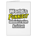 World's Funniest Administrative Assistant Cards