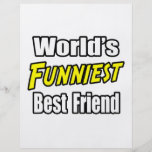 World's Funniest Best Friend Full Colour Flyer
