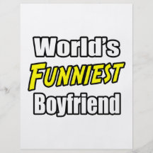 World's Funniest Boyfriend Flyer