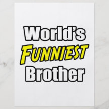 World's Funniest Brother Full Color Flyer