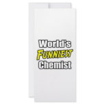 World's Funniest Chemist Custom Rack Card
