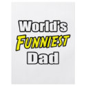 World's Funniest Dad flyers