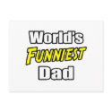 World's Funniest Dad postcards
