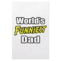 World's Funniest Dad stationery