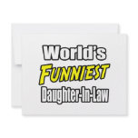 World's Funniest Daughter-In-Law invitations