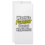 World's Funniest Dental Hygienist rack cards