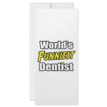 World's Funniest Dentist rack cards