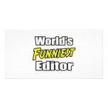 World's Funniest Editor photo cards