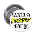 World's Funniest Grandpa Pin