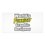 World's Funniest Graphic Designer photo cards