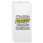 World's Funniest Graphic Designer rack cards