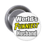 World's Funniest Husband Buttons