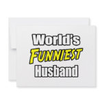 World's Funniest Husband invitations