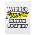 World's Funniest Interior Designer flyers