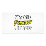 World's Funniest Math Teacher photo cards