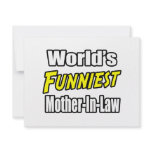 World's Funniest Mother-In-Law invitations