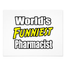 World's Funniest Pharmacist Custom Announcements