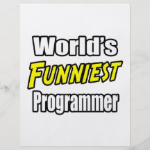 World's Funniest Programmer Flyer Design