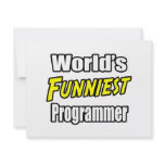 World's Funniest Programmer invitations