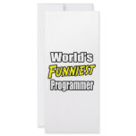 World's Funniest Programmer rack cards