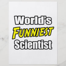 World's Funniest Scientist Custom Flyer