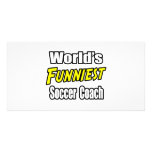 World's Funniest Soccer Coach photo cards