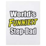 World's Funniest Step-Dad Flyer Design