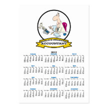 WORLDS GREATEST ACCOUNTANT MEN CARTOON BUSINESS CARDS