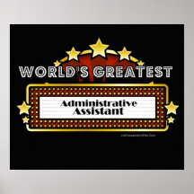 World's Greatest Administrative Assistant Print