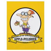 WORLDS GREATEST APPLE POLISHER CARTOON FLYER