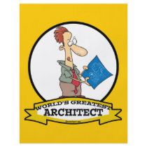 WORLDS GREATEST ARCHITECT MEN CARTOON FLYERS