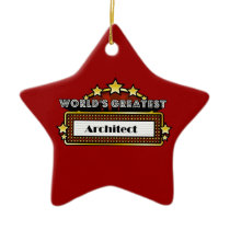 World's Greatest Architect Ornaments
